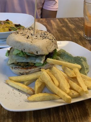 Vegan Cheeseburger  at Fargo in Sevilla