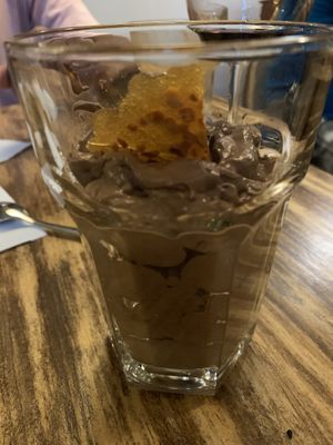 Chocolate mousse  at Fargo in Sevilla