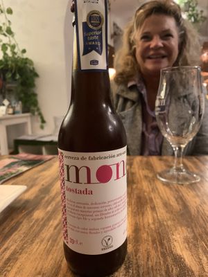 My mom loved this beer! at Fargo in Sevilla