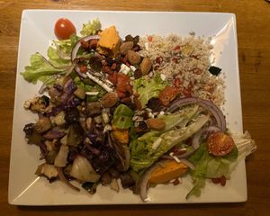 hot and cold main (vegan) at Fargo in Sevilla