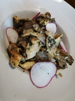 Mushrooms (vegan) at Fargo in Sevilla
