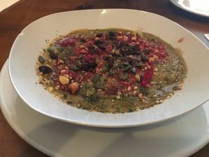 Vegan ravioli of the day at Fargo in Sevilla