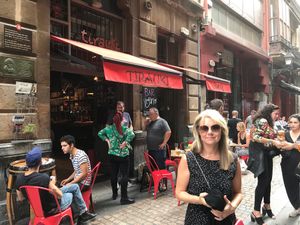 An outside view at Tirauki in Bilbao