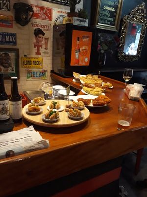 Tortillas at Tirauki in Bilbao