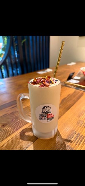 Rice Yogurt Smoothie  at Udon Kojiya in Tokyo