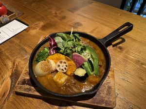 Vegan  Curry👀Udon  at Udon Kojiya in Tokyo