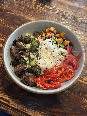 The winter rice bowl  at Bulls Head Public House in Lititz