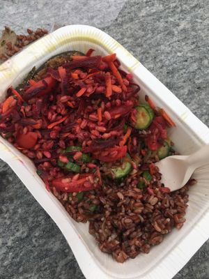 €5 mixed bowl at Jaa Nu' - La Nuova Vita in Genoa