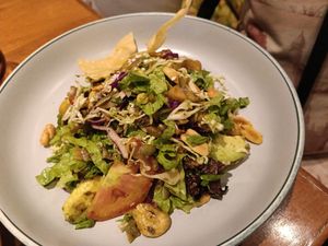 Tea leaf and avocado salad at Burma Burma Restaurant & Tea Room  in Delhi