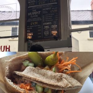 half and half pita at Humpit in Leeds