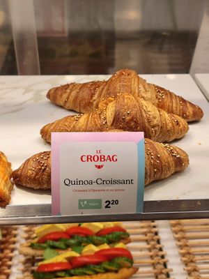 Vegan croissant at Le Crobag in Cologne