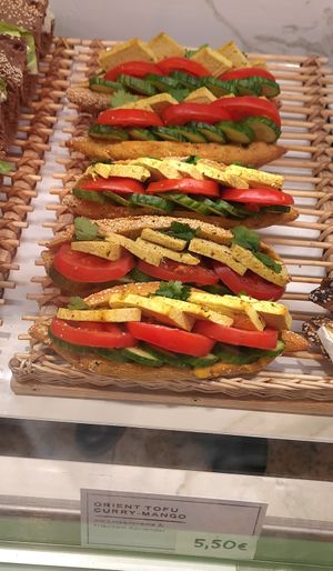Tofu sandwich at Le Crobag in Cologne
