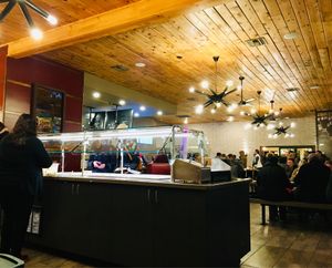 Salad bar  at We Cook Pizza and Pasta in Tusayan