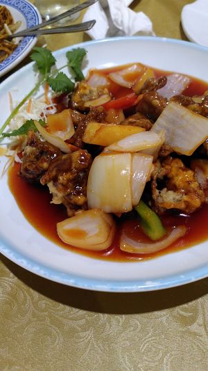 Sweet and sour seitan (August 2026) at Szechuan Kitchen in Manchester