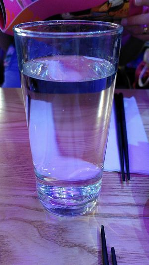 Glass of water (August 2026) at Maki & Ramen  in Manchester