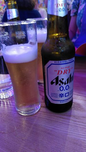 Alcohol free Asahi (August 2026) at Maki & Ramen  in Manchester