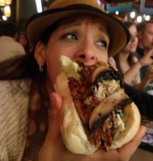 Hoggies are HUGE at Mellow Mushroom in Salt Lake City