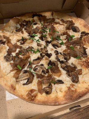 Vegan holy shiitake  at Mellow Mushroom in Salt Lake City