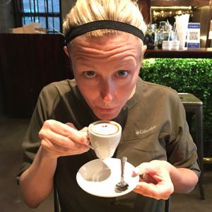 delicious espresso  at The Hungry Herbivore in Western Cape