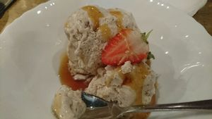 salted caramell ice cream  at The Hungry Herbivore in Western Cape