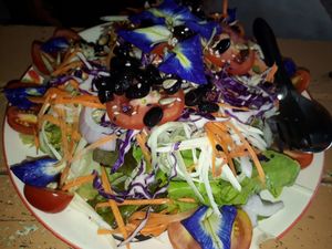 Salad at Pun Pun Market in Chiang Mai