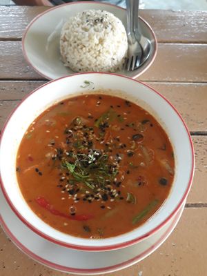 Penang Curry at Pun Pun Market in Chiang Mai