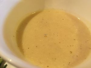 Lunch: soup at Poco a Poco Macrobiotic Cafe and Bar in Ishigaki