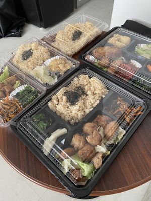 Vegan bentos! at Poco a Poco Macrobiotic Cafe and Bar in Ishigaki