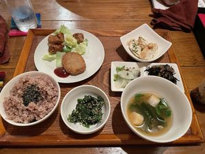 Vegan daily plate !  at Vagabundo Mexican Bar in Ishigaki