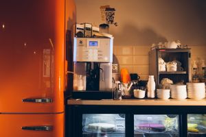 Vegetarian café “Ukrop Flat”. 

In “Ukrop Flat” located on the 7th-line of Vasil’evsky island, you can really feel homey. Every guest can make its own cup of coffee and without constrain enjoy a desert in the fridge, or then relax on the at Cafe Ukrop III in St Petersburg