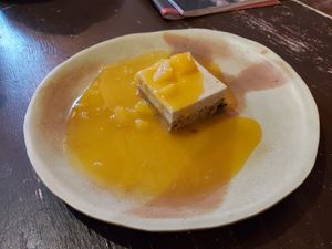 Carrot cake at Cafe Ukrop III in St Petersburg