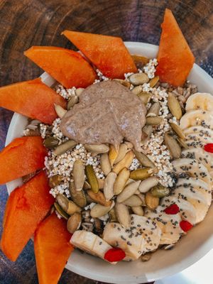 Smoothiebowl  at Raw Love - Ahau Tulum Beach in Tulum