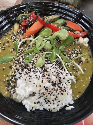 Coconut Curry at Raw Love - Ahau Tulum Beach in Tulum