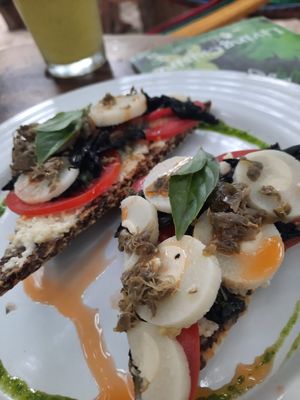 Pizza at Raw Love - Ahau Tulum Beach in Tulum