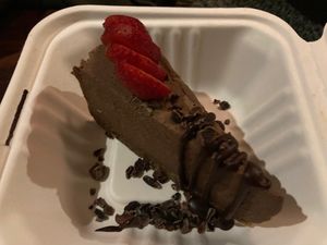 Chocolate cake at Raw Love - Ahau Tulum Beach in Tulum