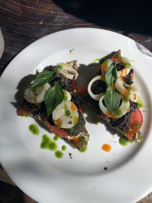 Live pizza  at Raw Love - Ahau Tulum Beach in Tulum