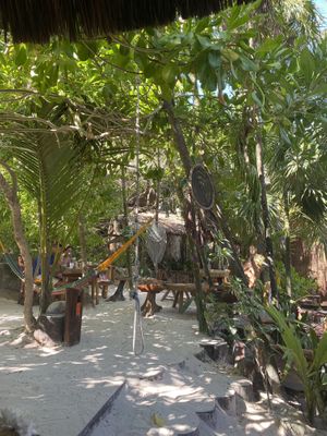 Seating area at Raw Love - Ahau Tulum Beach in Tulum