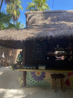 Cute hut at Raw Love - Ahau Tulum Beach in Tulum