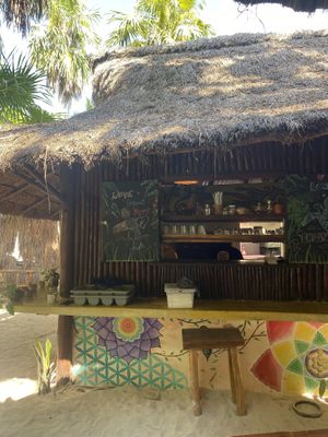 Cute hut at Raw Love - Ahau Tulum Beach in Tulum