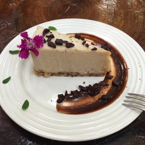 White Chocolate Cake  at Raw Love - Ahau Tulum Beach in Tulum