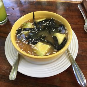 Miso Soup with Avocado  at Raw Love - Ahau Tulum Beach in Tulum