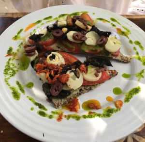 Pizza  at Raw Love - Ahau Tulum Beach in Tulum