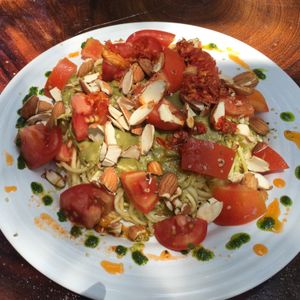 Zucchini Alfredo  at Raw Love - Ahau Tulum Beach in Tulum