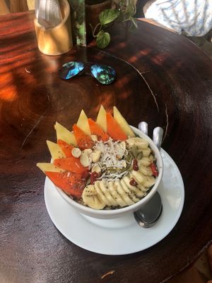 Smoothie blowl at Raw Love - Ahau Tulum Beach in Tulum