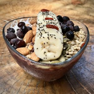 Açaí Berry bowl at Raw Love - Ahau Tulum Beach in Tulum