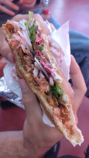 Kebab Pro with bread at Döner Pro in Berlin