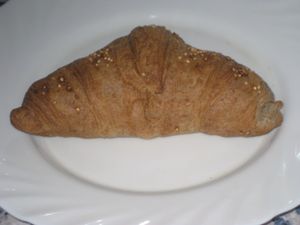 Vegan croissant at Le Pain Quotidien - Serrano in Madrid