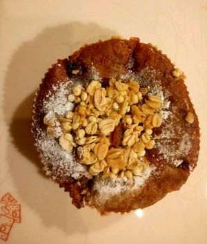 Vegan dessert at Le Pain Quotidien - Serrano in Madrid