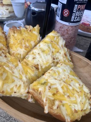Vegan cheesey garlic bread  at The Pizza and Pasta Kitchen in Toongabbie