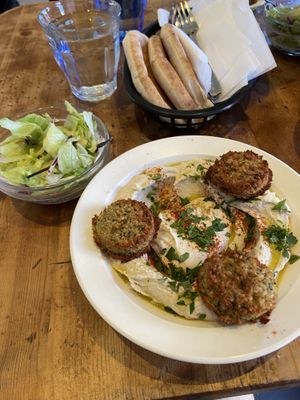 Hommus & falafel 🧆   at Hummus Bar in Lund